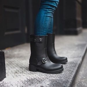 Hunter Moto Rain Boots